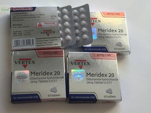 Meridex 20 Vertex sprzedam tabletki z sibutraminą na odchudzanie